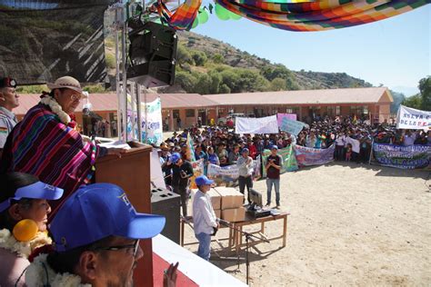 ABI Presidente del Estado Luis Arce entrega la construcción y