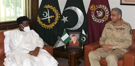 Defence Military Leaders From Bahrain Nigeria Call On COAS Qamar Bajwa