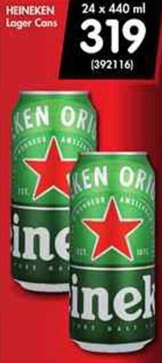 Heineken Lager Cans Offer At Makro