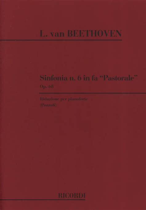 Sinfonia N In Fa Op Pastorale Von Ludwig Van Beethoven Im