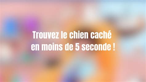 Test visuel Trouvez le chien caché en moins de 5 secondes