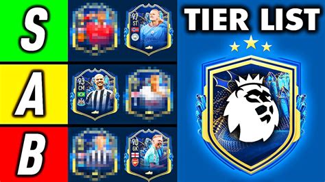 Ranking The Premier League Tots Fifa Tier List Youtube