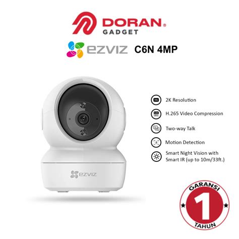 Jual Ezviz C6n 4mp Smart Wifi Pan Tilt Ip Camera Cctv Indoor 1440p