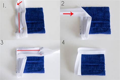 How To Sew Mitered Corners Miter A Corner With Bias Tape Melly Sews