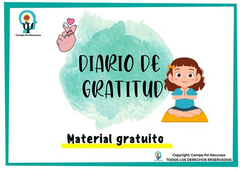 544157486 Diario De Gratitud Para Ninos Diario De Gratitud Material