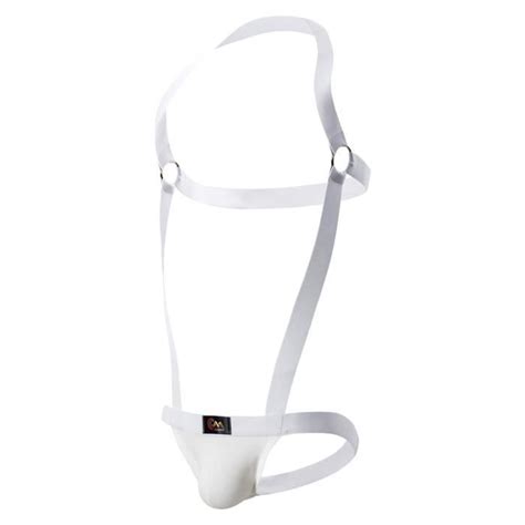 Iiniim Body Homme Bodysuit Sangle Harnais de Corps Erotique Mankini Lingerie Sous Vêtement