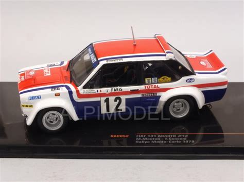 Ixo Models Rac Fiat Abarth Rally Monte Carlo Mouton