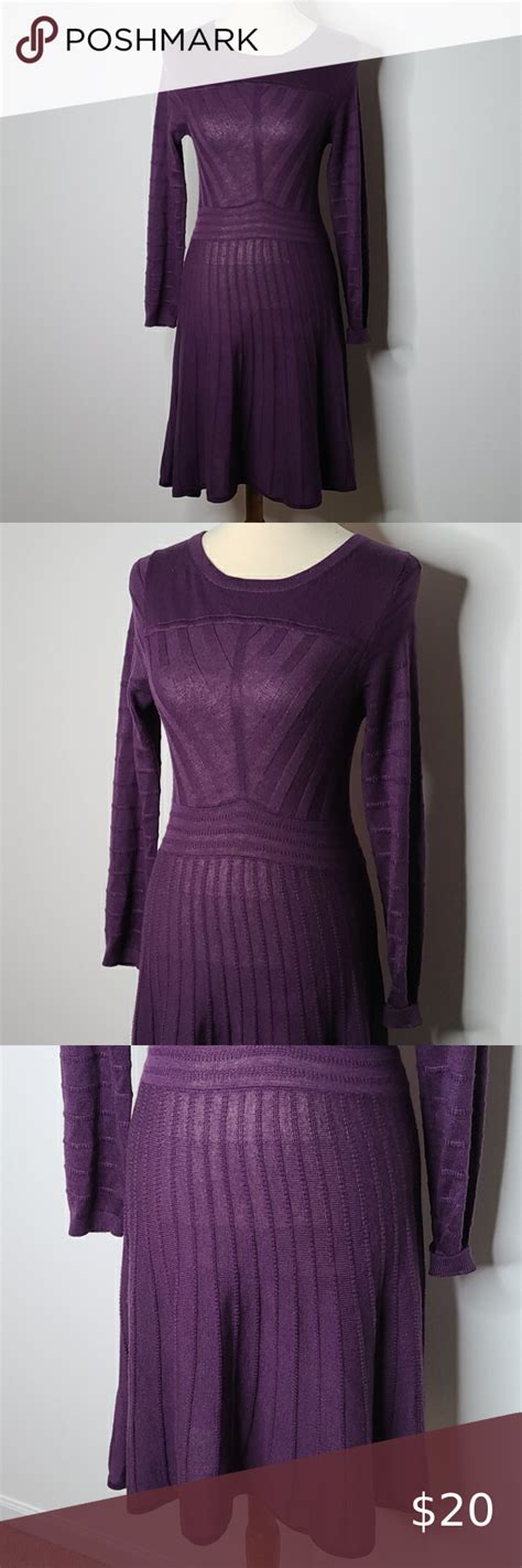 525 Thml Purple Sweater Dress Sweater Dress Purple Sweater Dress Purple Sweater