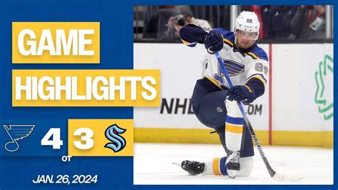 Game Highlights Blues 4 Kraken 3 OT YouTube