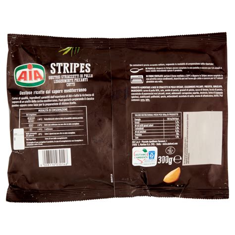 Aia Stripes Gustosi Straccetti Di Pollo Leggermente Piccanti Cotti