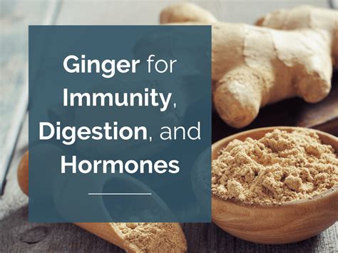 Ginger for Immunity, Digestion, and Hormones - HormonesBalance.com