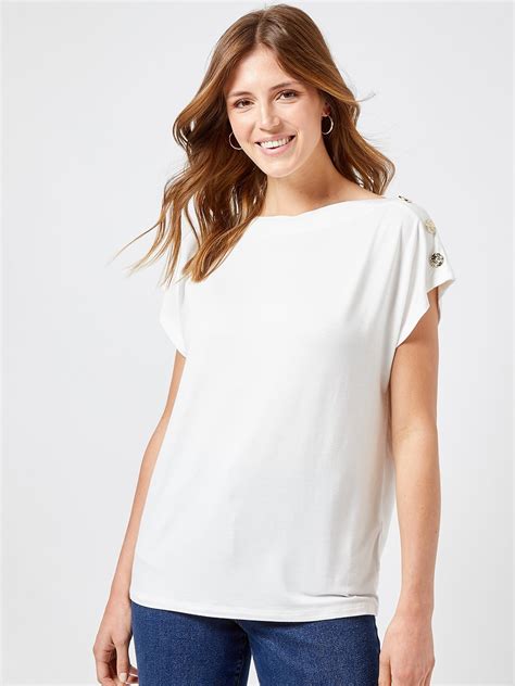 Buy Dorothy Perkins Women White Solid Top Tops For Women 10387707 Myntra