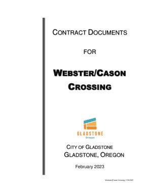 Fillable Online Public Notice Invitation To Bid City Of Gladstone Fax