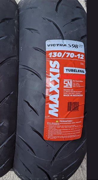 Jual Maxxis Victra Ban Luar Motor Vespa Ring Free Pentil