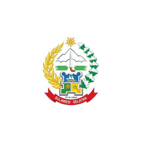 Premium Photo Coat Of Arms Of The Province Of South Sulawesi Lambang