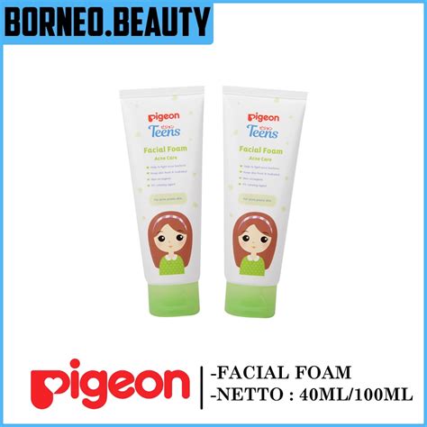 Jual Pigeon Teens Acne Care Facial Foam G G Shopee Indonesia