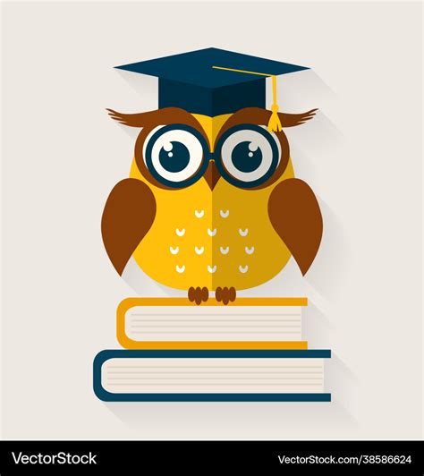 Wise owl Royalty Free Vector Image - VectorStock