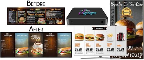 Digital Menu Boards – Digi Signs