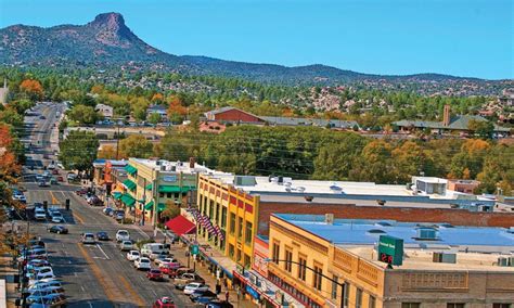 Gurley Street Looking Toward Thumb Butte Prescott Arizona Shared