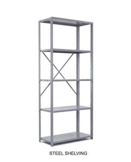 48 W X 24 D X 87 H Industrial Steel Shelving W 5 Shelves