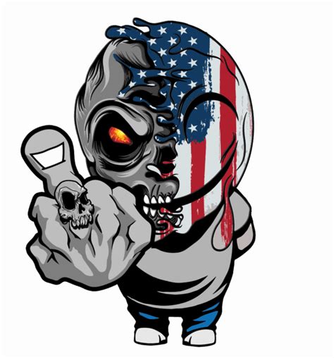 Salt Devils American Devil Fuck Off Short Sleeve Performance Shirt