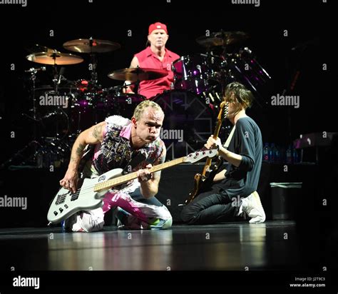 Miami Fl Usa 29th Apr 2017 Flea Chad Smith And Josh Klinghoffer Of The Red Hot Chili