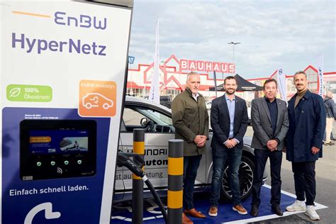 Enbw Bauhaus Erster Gemeinsamer Hpc Lader In Hamburg Am Netz