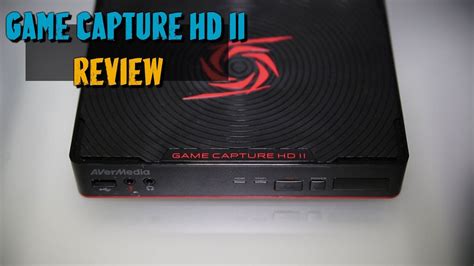 Avermedia Game Capture Hd Ii Review Console Gaming Capture Card Youtube