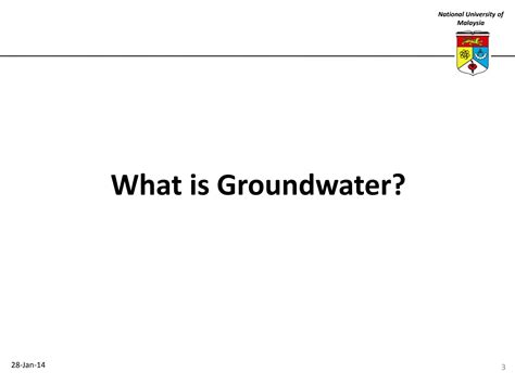 Solution Groundwater Ppt M3 Studypool