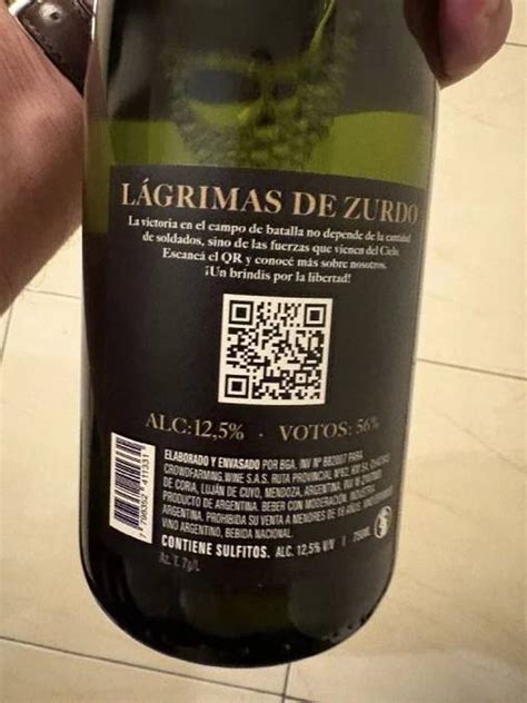 L Grimas De Zurdo El Vino De Luj N Que Adorni Eligi Para Celebrar El