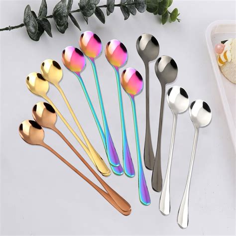 Long Handle Stainless Steel Scoop Ice Creams Scoop Ice Round Scoop