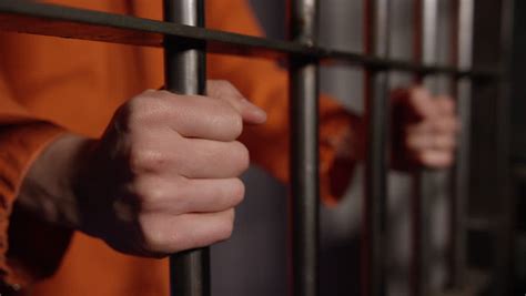 Man Sitting In Jail With Regret Stock Footage Video 1620952 Shutterstock