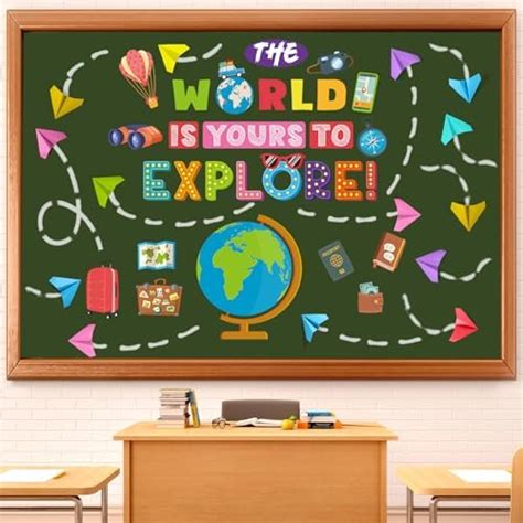 Amazon Pasimy Pcs Explore Bulletin Board Decorations Set