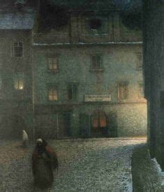 Jakub Schikaneder Night Painting, Art Painting, Framed Prints, Street ...