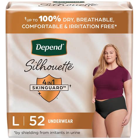 Depend Silhouette Adult Incontinence & Postpartum Bladder Leak
