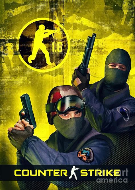 Counter Strike 16 Cover Art Painting By Parker Ellie Fine Art America