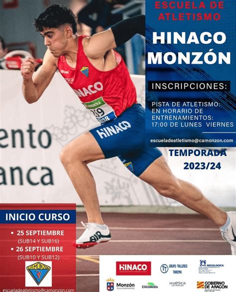 Comienza el curso en la Escuela de Atletismo de Hinaco Monzón Onda