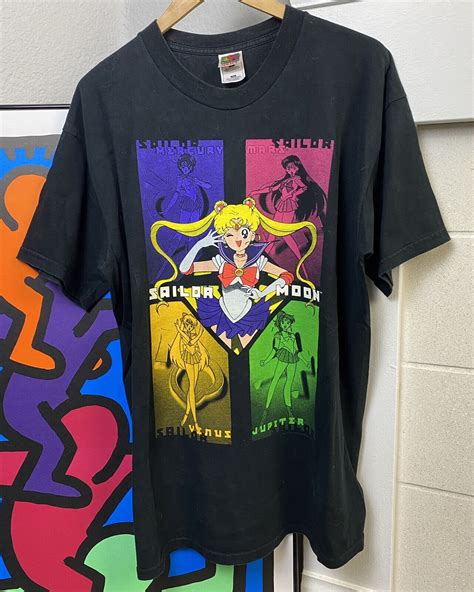 Vintage 1998 Sailor Moon Portrait Anime Shirt Xl Fotl Gem