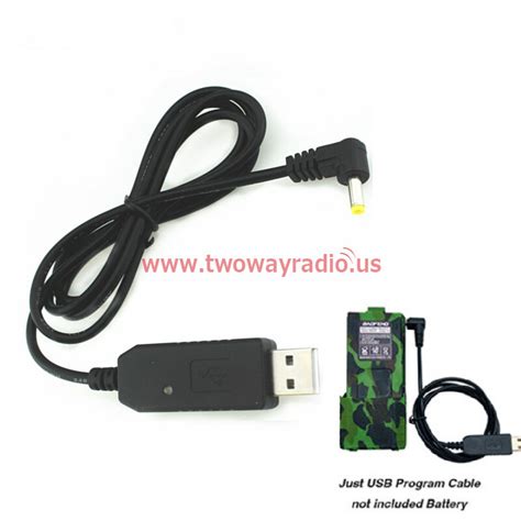 Battery Usb Car Charger Cable For Baofeng Uv R Extended Battery