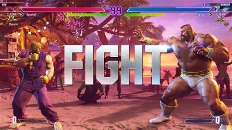 Street Fighter Ryukichi Ken Vs Kobayan Rank Zangief Sf