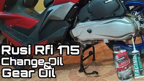 Change Oil Gear Oil Rusi Rfi Tutorial Diy Youtube