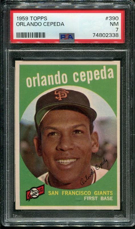 Topps Orlando Cepeda Psa Hof All Star Cards Inc