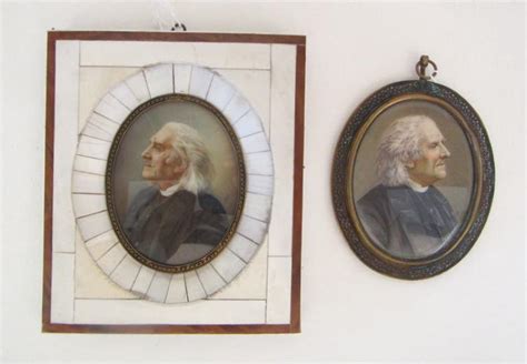 Sold Price TWO MINIATURE PORTRAIT PAINTINGS Of Franz Liszt The