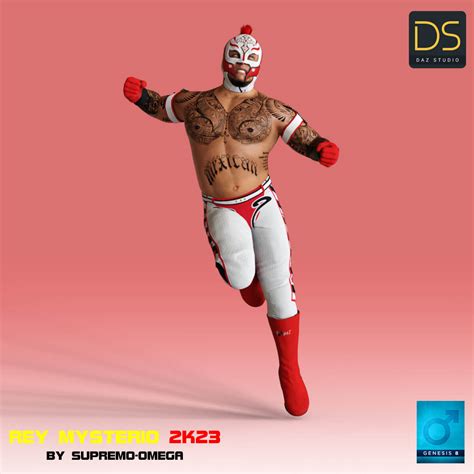 Rey Mysterio 2k23 For G8 Male Daz Content By Supremoomega