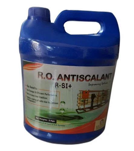 RO Antiscalant Grade 1 Packaging Type Jar Packaging Size 40 Kg 35kf