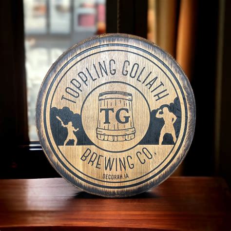 Barrel Top Sign – Toppling Goliath Merch Store