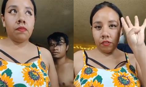 VIDEO Mujer es golpeada por su pareja en plena transmisión en vivo