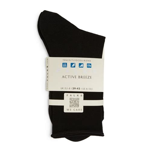 Falke Black Active Breeze Sneaker Socks Harrods Uk