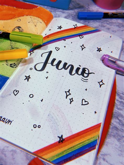 Portada Bujo Junio Pride Arco Ris Clases De Dibujo Artistico