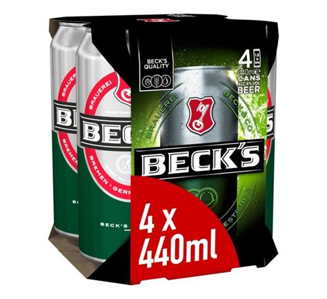 Buy Becks German Lager 24x 500ml Cans Online Cash And Carry Wholesale